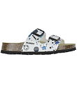 Superfit Sandals - Fussbett slipper - White/Blue w. Space theme Superfit Sandals - Fussbett slipper - White/Blue w. Space theme