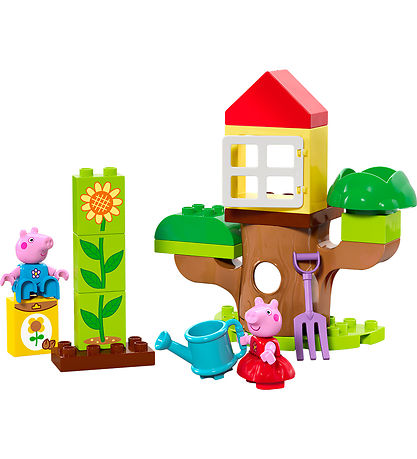 LEGO® DUPLO - Peppa Gris med hage og trehytte 10431 - 20 Deler LEGO® DUPLO - Peppa Gris med hage og trehytte 10431 - 20 Deler