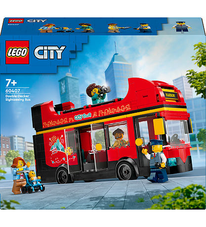 LEGO® City - Red Double-Decker Sightseeing Bus 60407 - 384 Parts