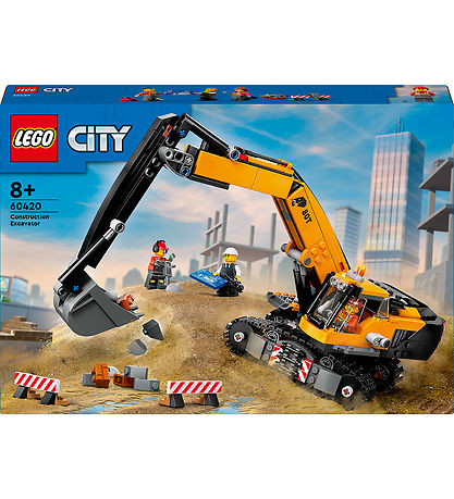 LEGO® City - Yellow Construction Excavator 60420 - 633 Parts