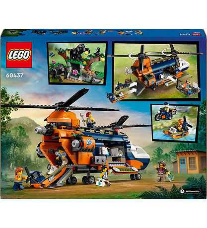 LEGO® City - Jungle Adventure - Helicopter And Expeditionary Bas LEGO® City - Jungle Adventure - Helicopter And Expeditionary Bas