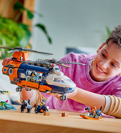 LEGO® City - Jungle Adventure - Helicopter And Expeditionary Bas LEGO® City - Jungle Adventure - Helicopter And Expeditionary Bas