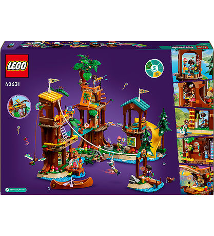 LEGO® Friends - Äventyrsläger ? trädkoja 42631 - 1128 Delar