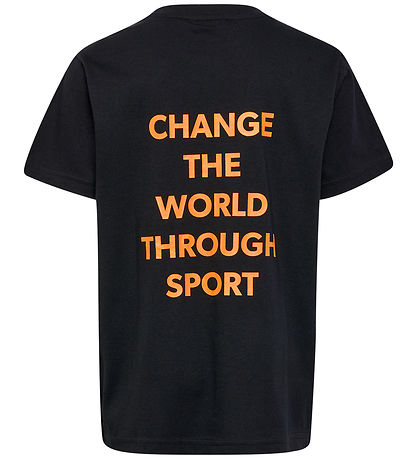 Hummel Stuttermabolur - hmlTex - Svart M. Prentað Hummel Stuttermabolur - hmlTex - Svart M. Prentað