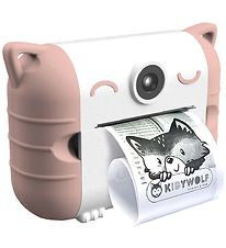 Kidywolf Camera w. Printer - Kidyprint - Camera Peach Kidywolf Camera w. Printer - Kidyprint - Camera Peach
