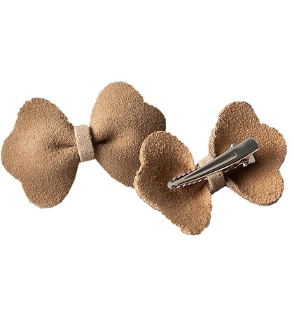 Petit La Busch Bow Hair Clips - Bow - 2-Pack - 6 x 4 cm - Sand Petit La Busch Bow Hair Clips - Bow - 2-Pack - 6 x 4 cm - Sand