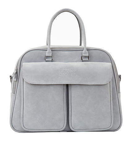 Bizzi Growin Changing Bag/Portable Bed - POD - Whisper Grey