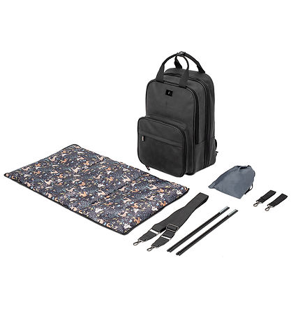 Bizzi Growin Changing Bag/Portable Bed - RucPOD - Black