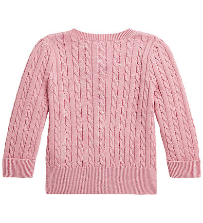 Polo Ralph Lauren Cardigan - Prjónað - Kitlað Bleikt M. Blóm