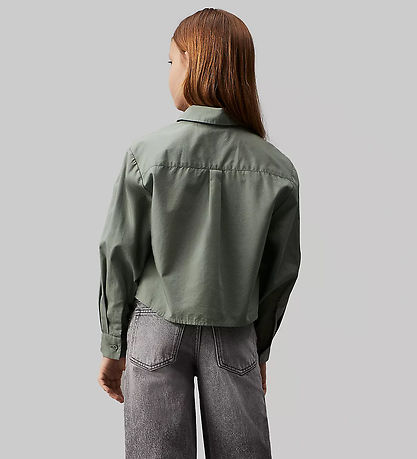 Calvin Klein Hemd - Clean Utility - Meteor Green