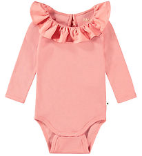Molo Bodysuit L/æ - Rib - Faye - Flamingo Plume