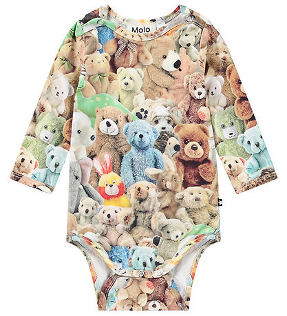 Molo Bodysuit L/æ - Foss - Teddy Friends