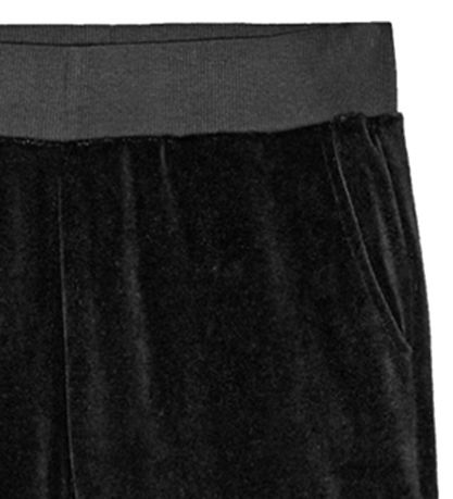 Molo Velvet Trousers - Adoria - Black