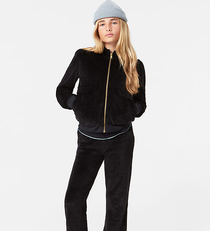 Molo Velvet Trousers - Adoria - Black