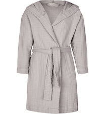 Lille Kanin Bathrobe - Muslin - Brown Smoke