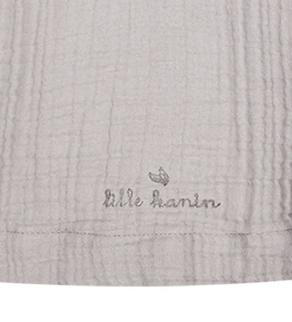 Lille Kanin Bathrobe - Muslin - Brown Smoke