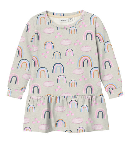 Robe en Molleton Name It - NmfKathy - Mélange de peyotl Robe en Molleton Name It - NmfKathy - Mélange de peyotl