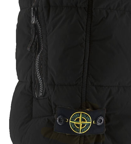 Stone Island Down Vest - Black