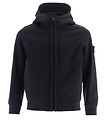 Stone Island Softshell Jacket w. Fleece - Black