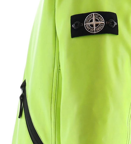 Stone Island Dunjakke m. PU - Fargeendring - Lemon/Navy
