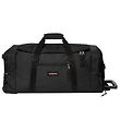 Eastpak 여행 가방 포함 바퀴 - 레더페이스 M+ - 69L - 블랙
