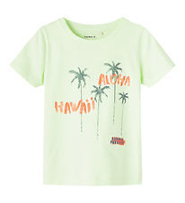 Name It T-shirt - NmmPfrankie - Lime Cream Name It T-shirt - NmmPfrankie - Lime Cream