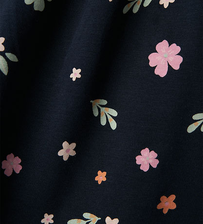 Name It Dress - NbfVandora - Dark Sapphire/Small Flowers