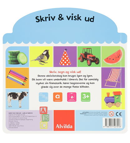 Alvilda Activiteitenboek - Schrijven en wissen - Leren schrijven