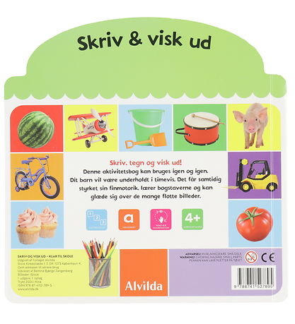 Alvilda Aktivitetsbok - Skriv och radera - Klar Till skolan