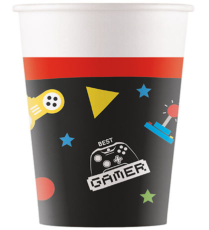 Gobelet en carton Decorata Party - 8 Pack - 200 ml - Gaming Part Gobelet en carton Decorata Party - 8 Pack - 200 ml - Gaming Part