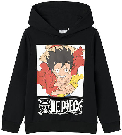 Name It Hoodie - Noos - NkmJeph Onepiece - Black w. Print
