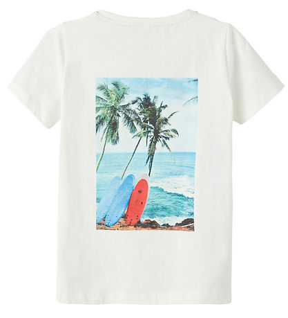 Name It 티셔츠 - NkmPfasile - 밝은 흰색 Name It 티셔츠 - NkmPfasile - 밝은 흰색