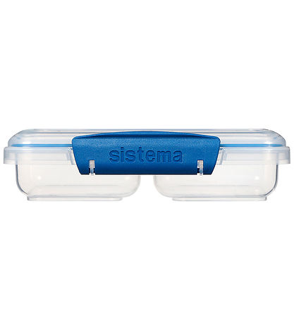 Boîte à Repas Sistema - Small Divisé - 350 ml - Bleu Boîte à Repas Sistema - Small Divisé - 350 ml - Bleu