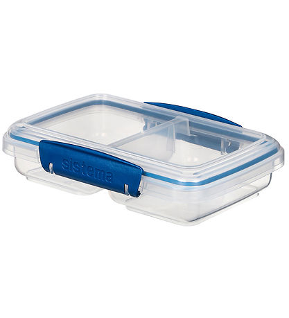 Boîte à Repas Sistema - Small Divisé - 350 ml - Bleu Boîte à Repas Sistema - Small Divisé - 350 ml - Bleu