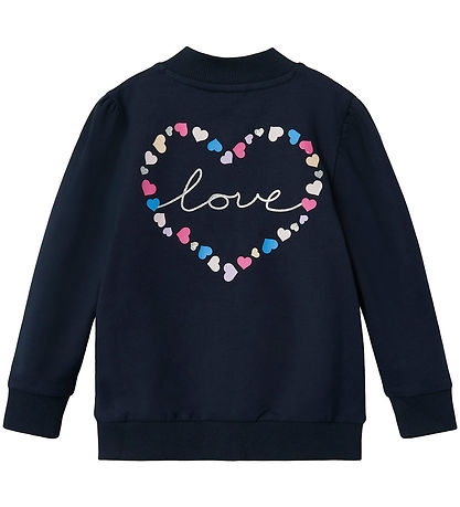 Name It Zip Sweatshirt - NmfLadine - Dark Sapphire