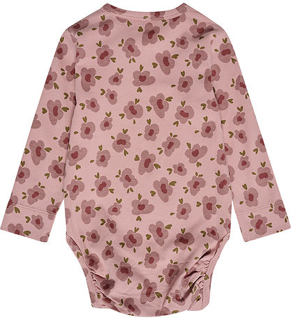 Hummel Bodysuit L/æ - hmlFjora - Adobe Rose