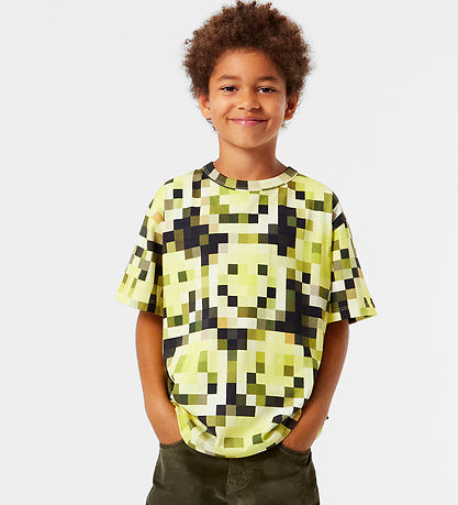 Molo T-shirt - Riley - Pixelated Smiles