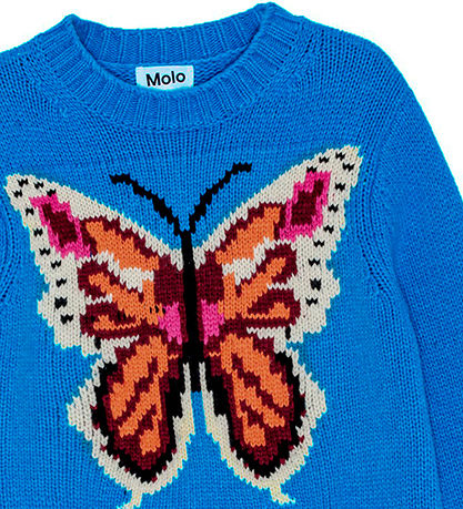 Molo Blouse - Knitted - Wool/Acrylic - Gulda - Bow Tie Knit Molo Blouse - Knitted - Wool/Acrylic - Gulda - Bow Tie Knit