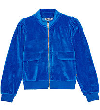 Molo Cardigan - Velvet - Malika - Lapis Blue Molo Cardigan - Velvet - Malika - Lapis Blue