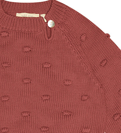 Petit Piao Bluse - Strick - Berry Dust