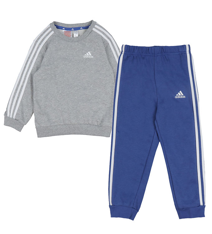 adidas Performance Sweatset - I 3S - Grå/Blå
