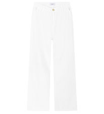 Grunt Broek - Hoedai - Linnen/Viscose - Wit Grunt Broek - Hoedai - Linnen/Viscose - Wit