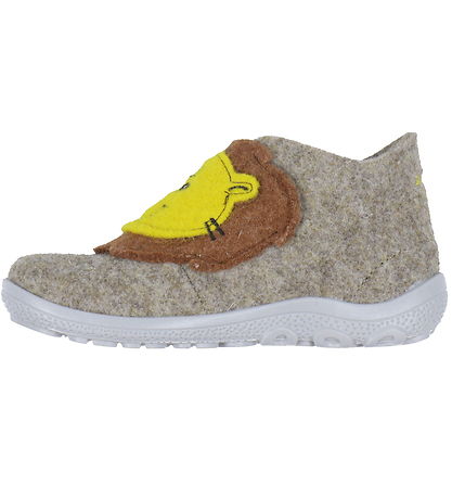 Superfit Slippers - Wool - Happy - Beige/Gray
