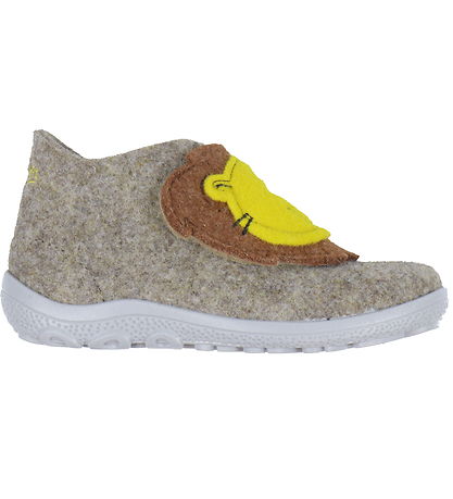 Superfit Slippers - Wool - Happy - Beige/Gray