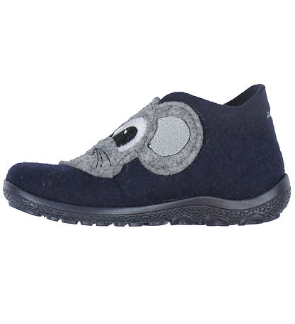 Superfit Slippers - Wool - Happy - Blue/Grey