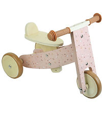 Little Dutch Springcykel - Trä - Rosa Flower Little Dutch Springcykel - Trä - Rosa Flower