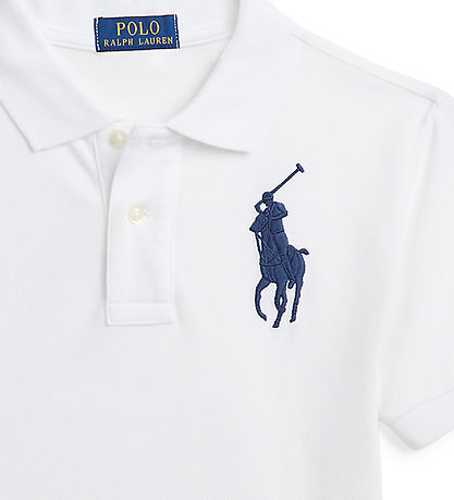 Polo Polo Ralph Lauren - Blanc av. Marine Polo Polo Ralph Lauren - Blanc av. Marine