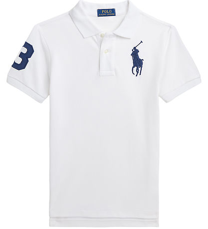 Polo Polo Ralph Lauren - Blanc av. Marine Polo Polo Ralph Lauren - Blanc av. Marine