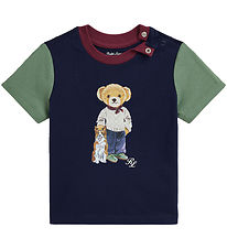 T-Shirt Polo Ralph Lauren - Marine av. Peluche