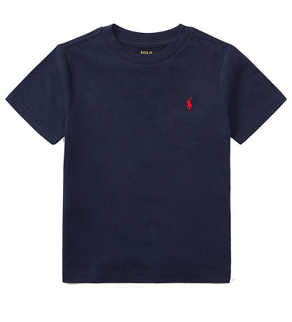 Polo Ralph Lauren Stuttermabolur - Dökkblátt
